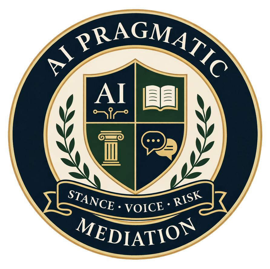 AI Pragmatic Mediation illustration